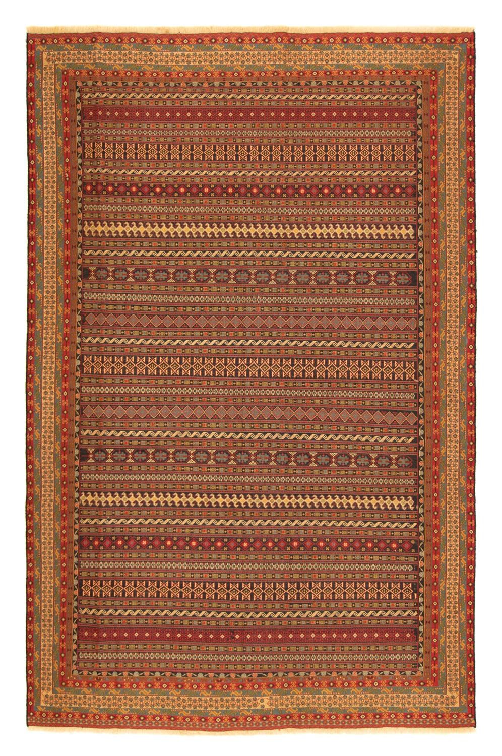 Alfombra persa - Nómada - 292 x 187 cm - multicolor