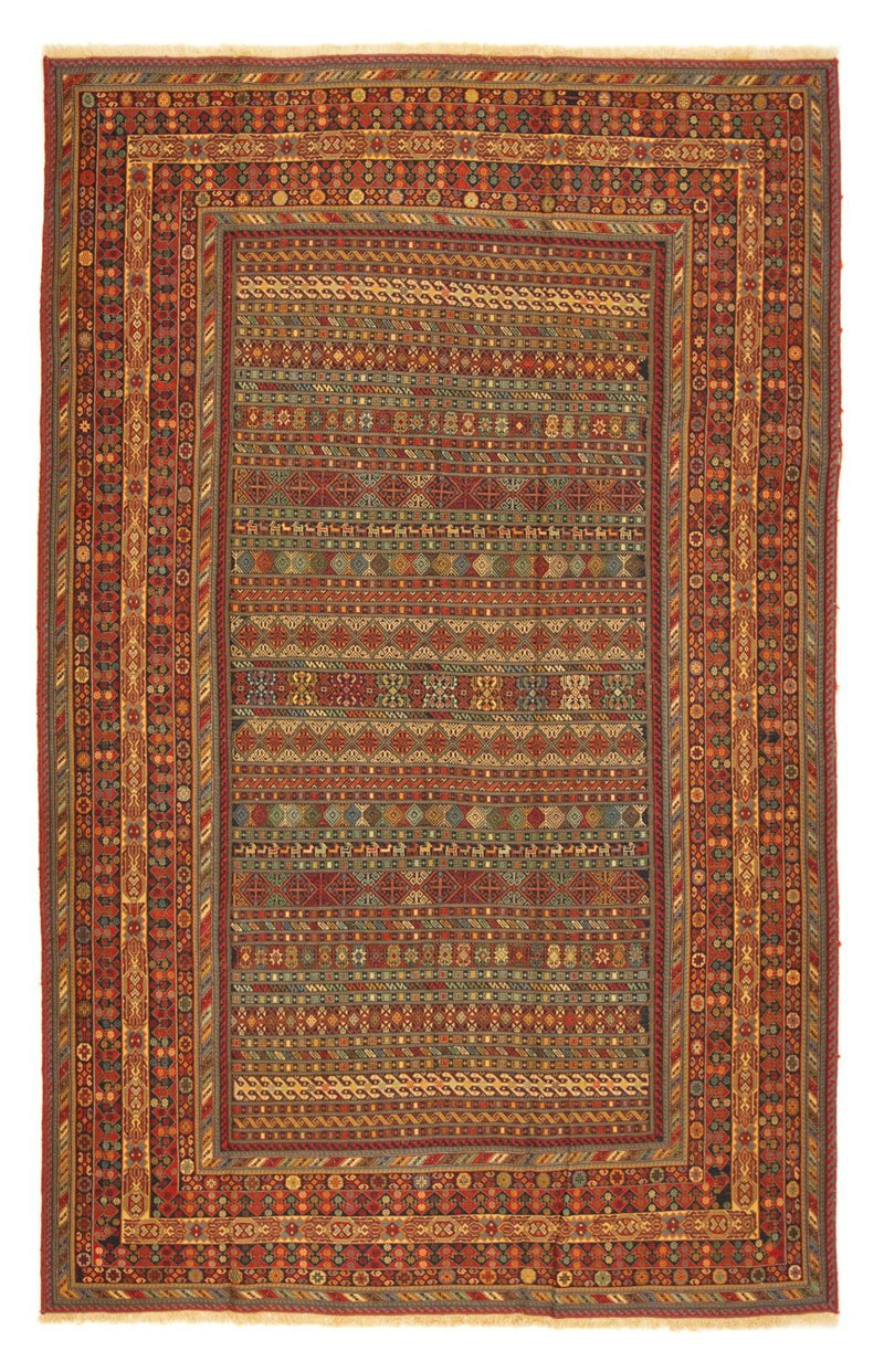 Alfombra persa - Nómada - 297 x 195 cm - multicolor