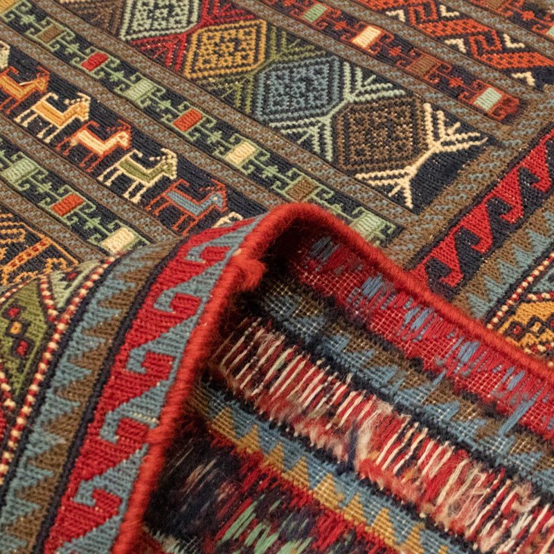 Alfombra persa - Nómada - 297 x 195 cm - multicolor