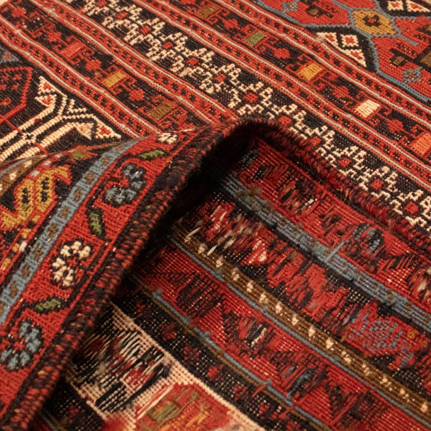Alfombra persa - Nómada - 291 x 196 cm - multicolor