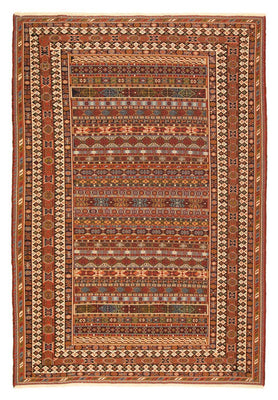 Alfombra persa - Nómada - 293 x 197 cm - multicolor