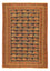 Alfombra persa - Nómada - 283 x 194 cm - azul oscuro