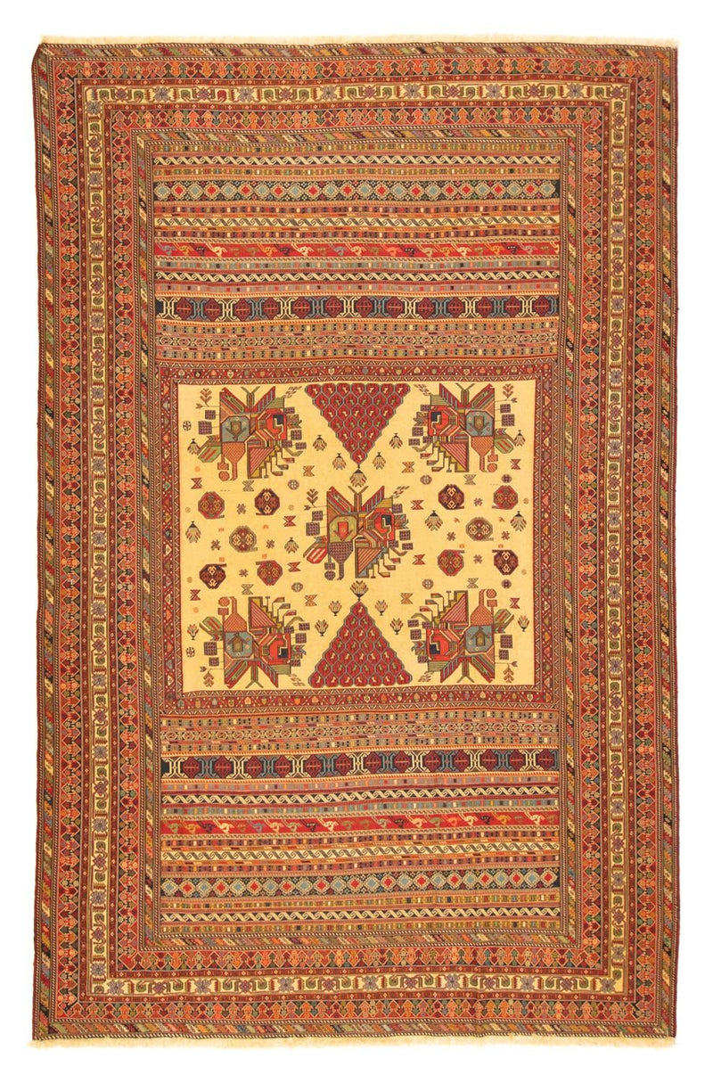 Alfombra persa - Nómada - 297 x 196 cm - multicolor