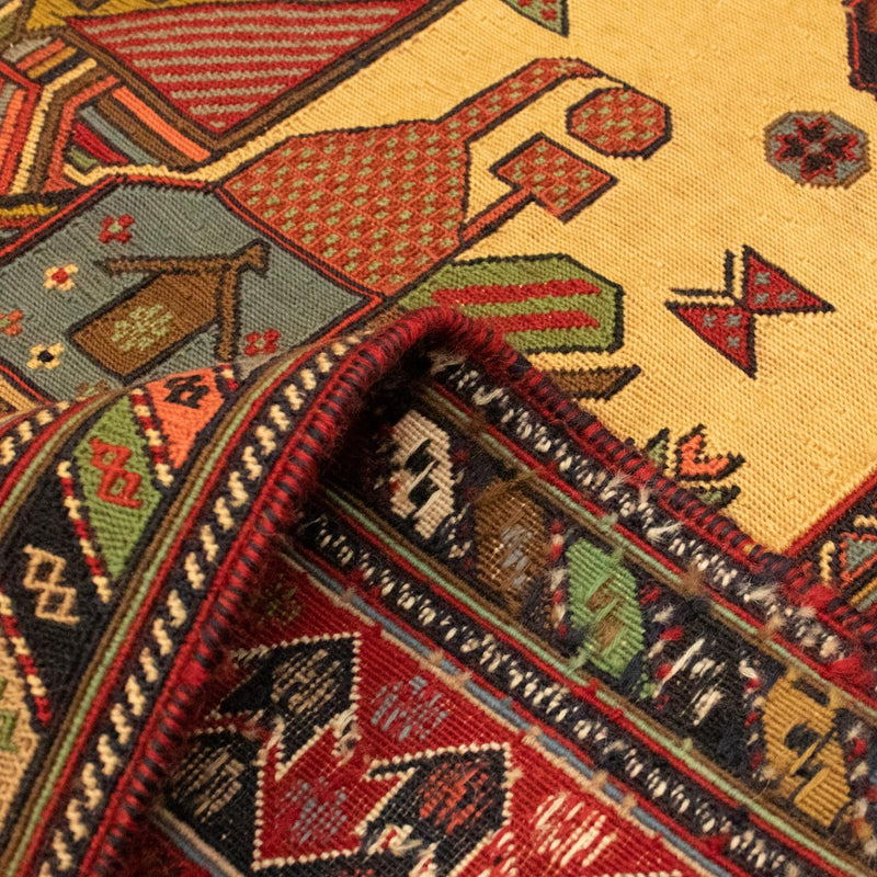 Alfombra persa - Nómada - 297 x 196 cm - multicolor