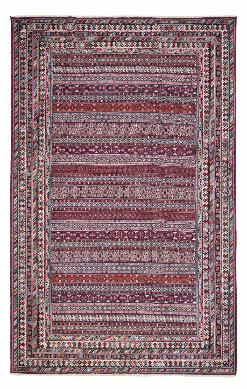 Alfombra persa - Nómada - 304 x 196 cm - multicolor