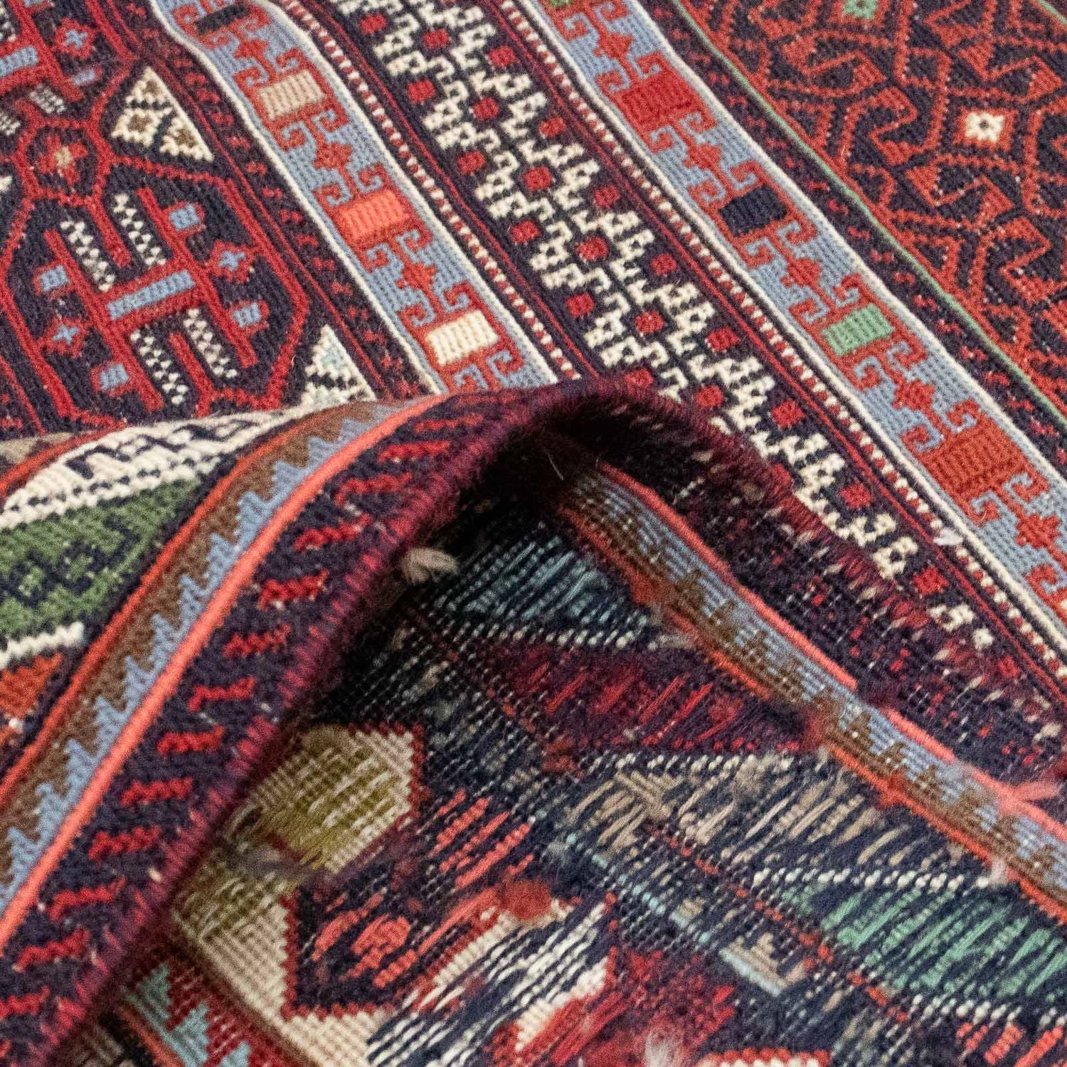 Alfombra persa - Nómada - 304 x 196 cm - multicolor