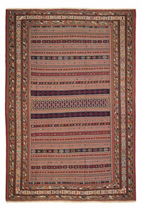 Alfombra persa - Nómada - 290 x 197 cm - multicolor