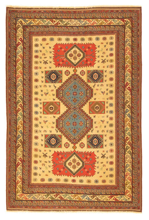 Alfombra persa - Nómada - 298 x 201 cm - oro