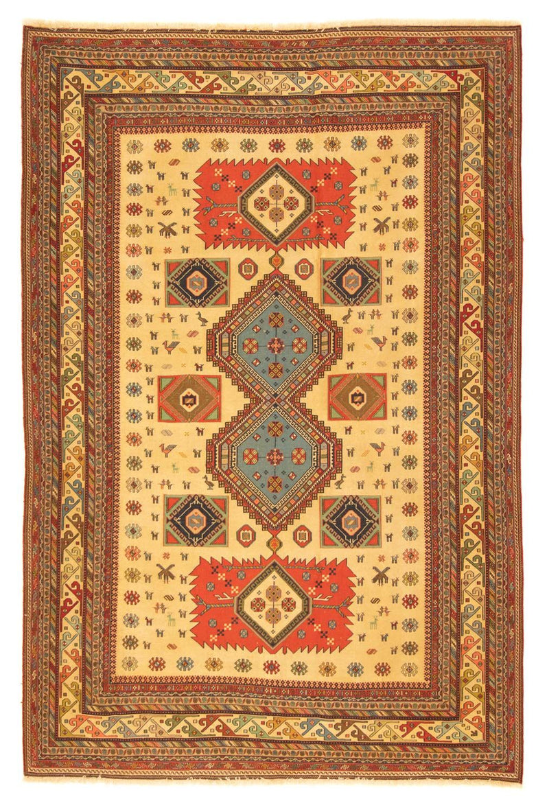 Alfombra persa - Nómada - 298 x 201 cm - oro