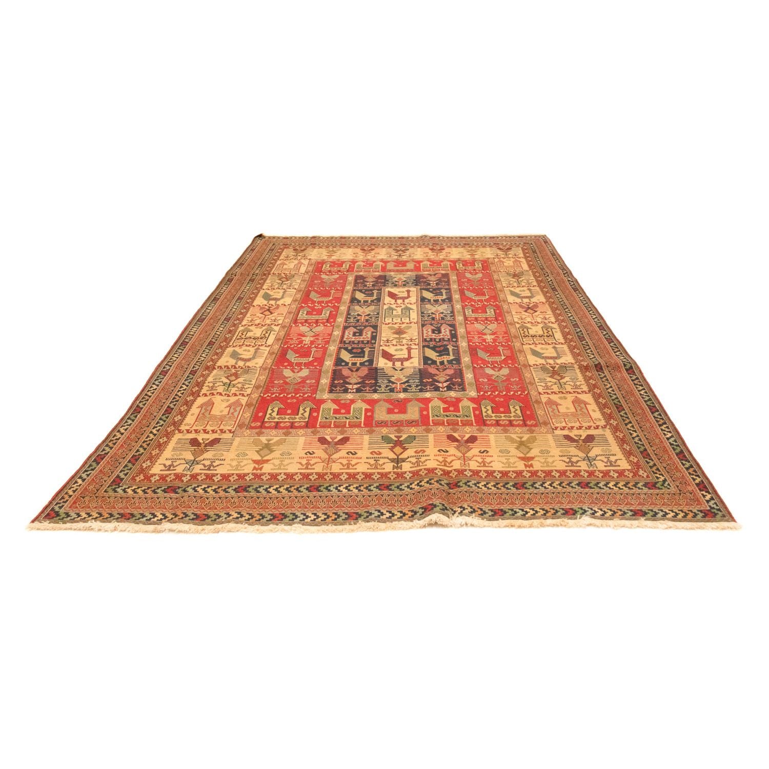 Alfombra persa - Nómada - 302 x 199 cm - multicolor