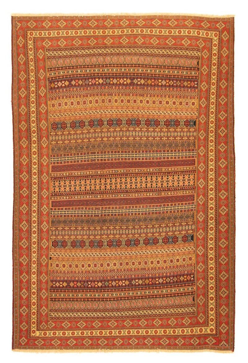Alfombra persa - Nómada - 287 x 196 cm - multicolor