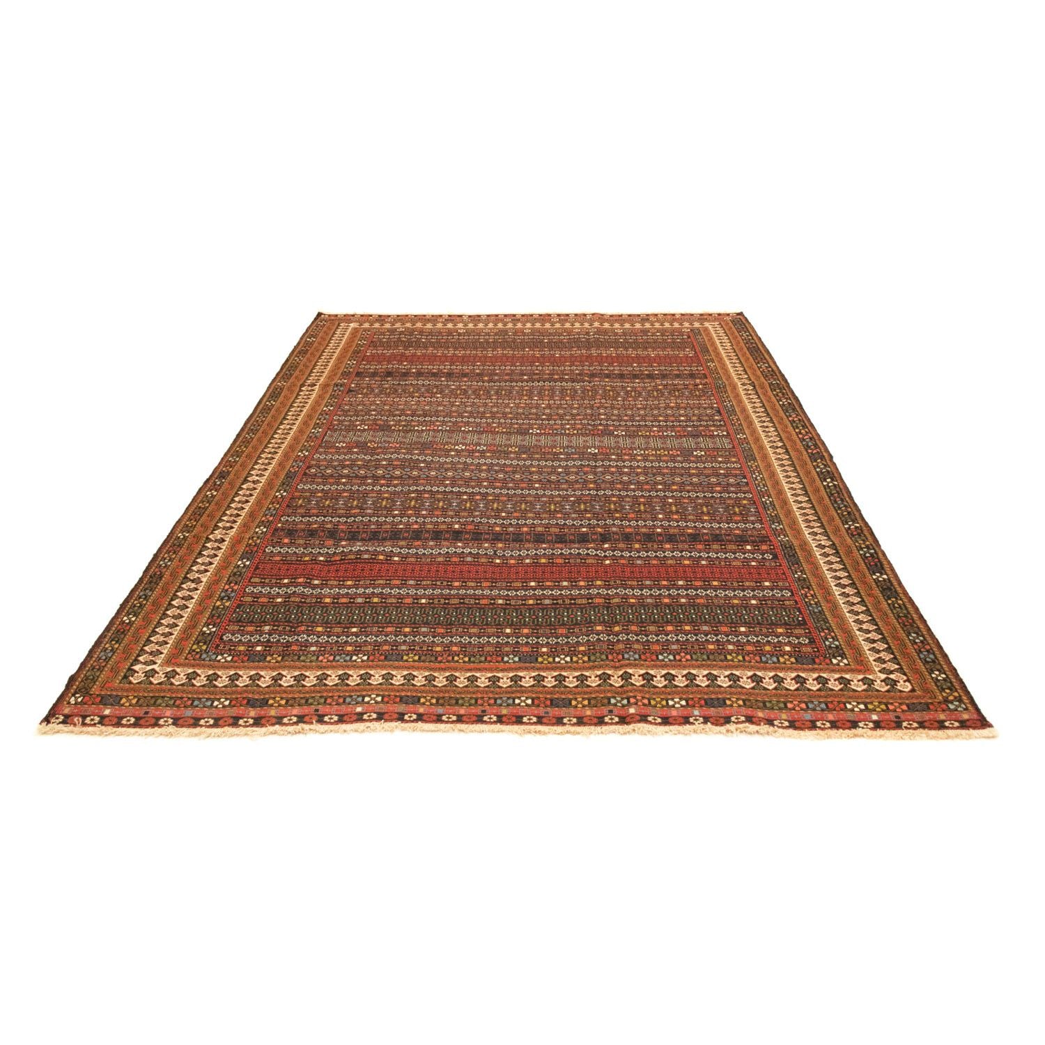 Alfombra persa - Nómada - 284 x 194 cm - multicolor