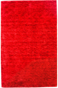 Alfombra de lana - 178 x 117 cm - rojo