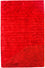 Alfombra de lana - 178 x 117 cm - rojo