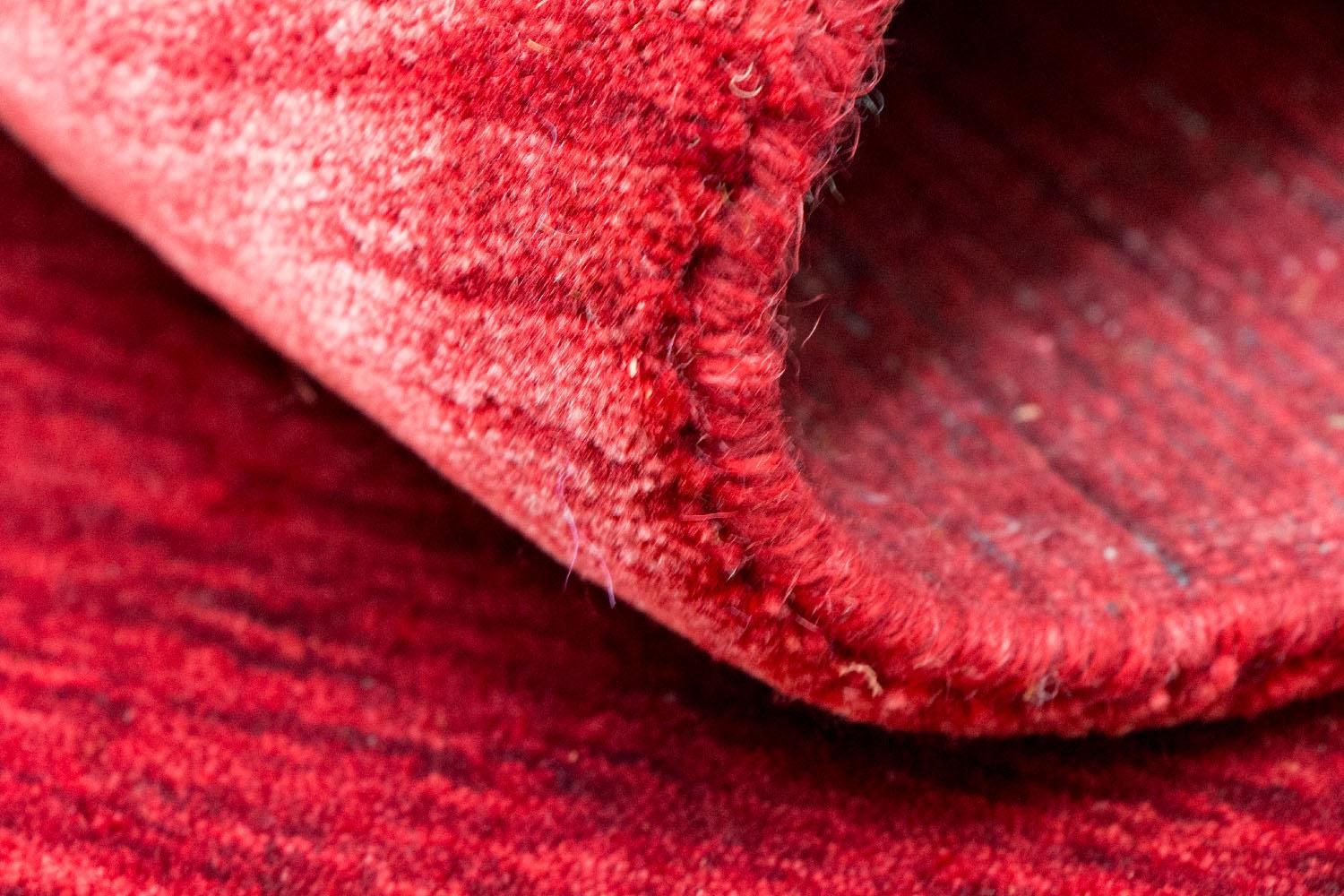 Alfombra de lana - 178 x 117 cm - rojo