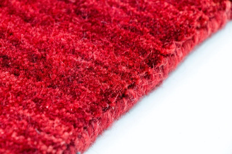 Alfombra de lana - 178 x 117 cm - rojo