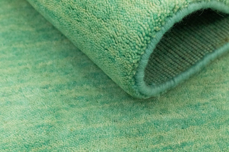 Alfombra Gabbeh - Softy - 300 x 250 cm - verde claro