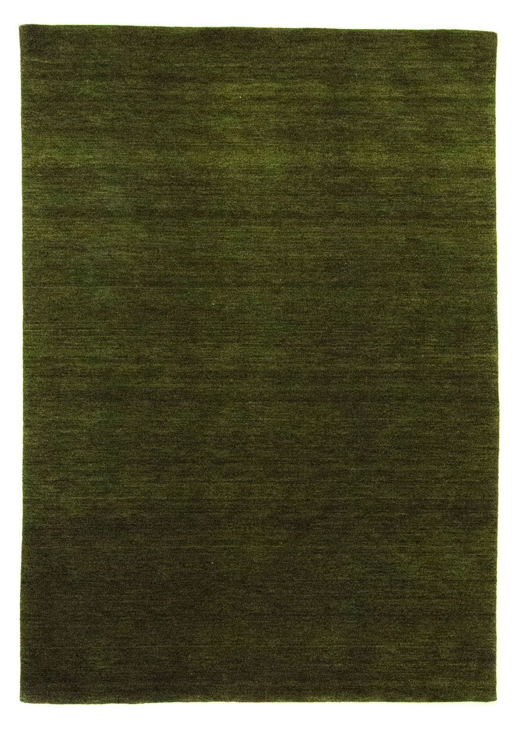 Alfombra Gabbeh - Softy - 300 x 250 cm - verde oscuro