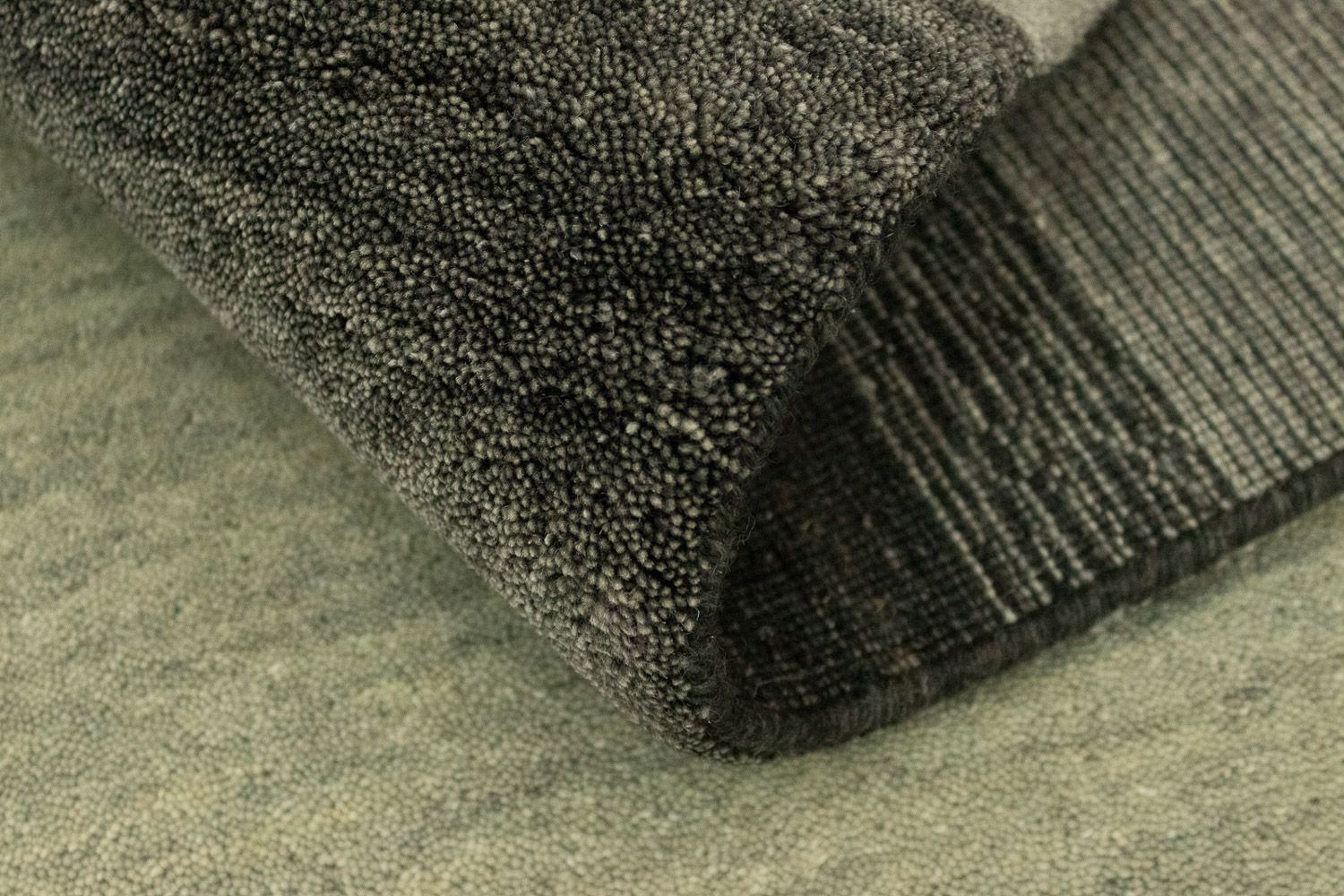 Alfombra de pasillo Alfombra Gabbeh - Indus - 200 x 80 cm - plata