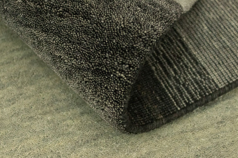 Alfombra de pasillo Alfombra Gabbeh - Indus - 200 x 80 cm - plata