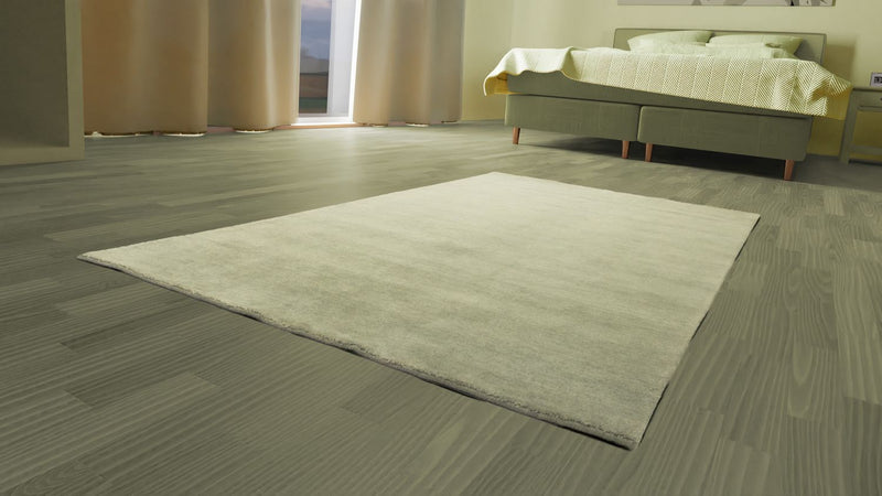 Alfombra Gabbeh - Indus - 160 x 90 cm - plata