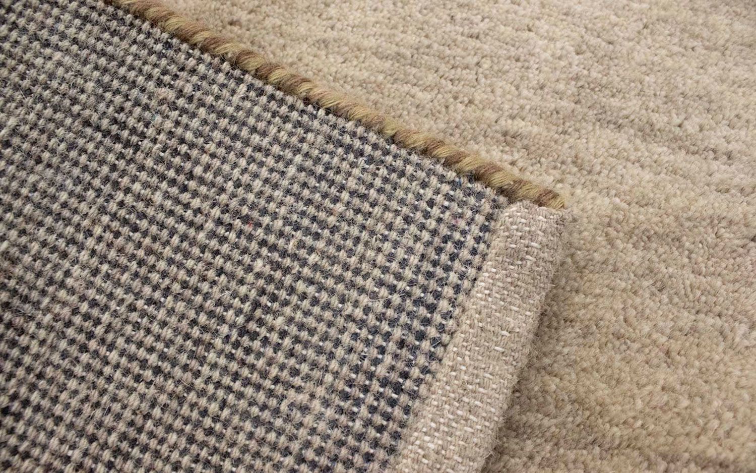 Alfombra Gabbeh - Indus - 90 x 60 cm - plata