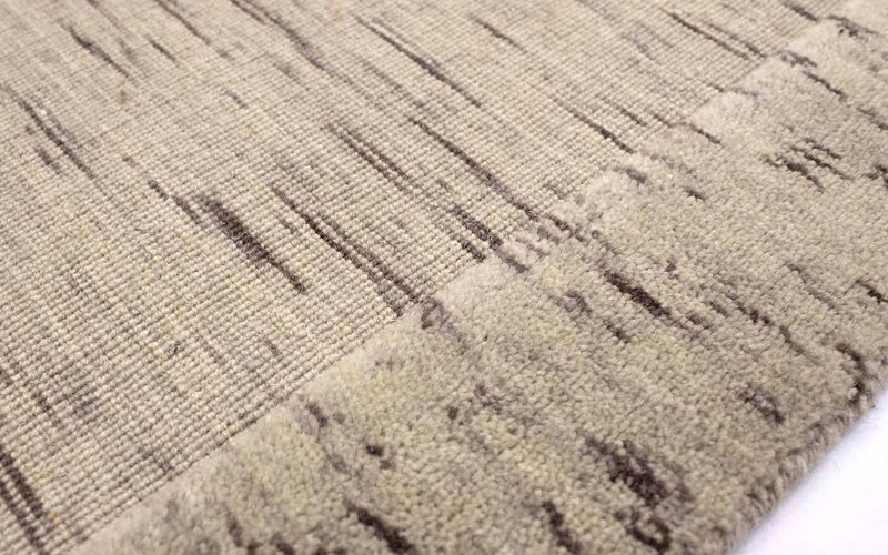 Alfombra de lana - 90 x 60 cm - plata