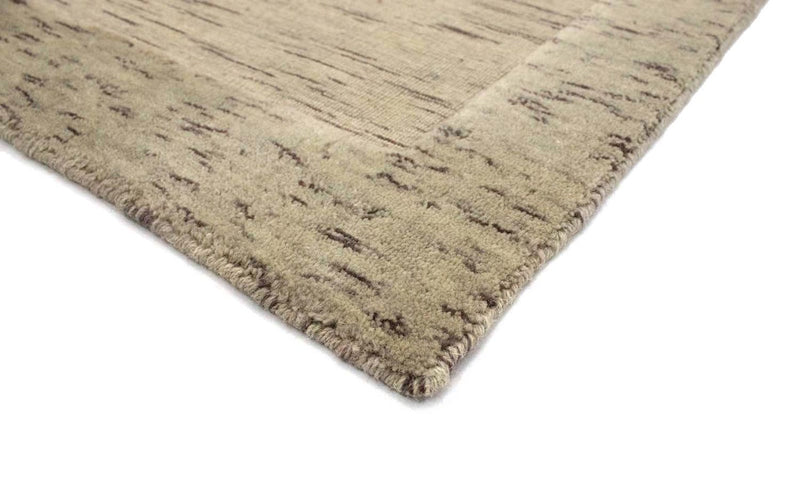 Alfombra de lana - 90 x 60 cm - plata