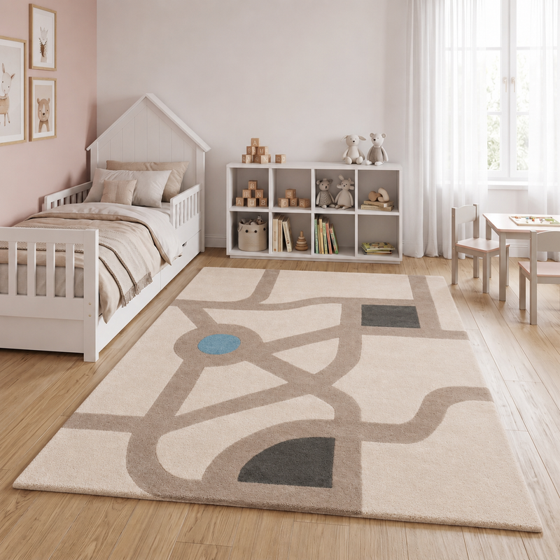 Ciudad Calle de Juegos Alfombra Infantil