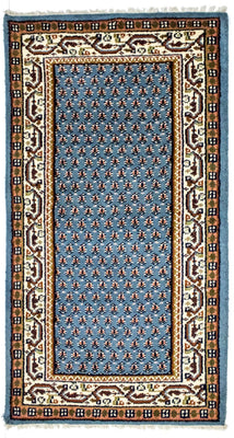 Alfombra oriental - 160 x 90 cm - turquesa