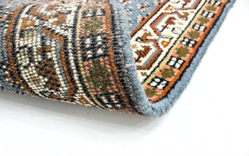 Alfombra oriental - 160 x 90 cm - turquesa
