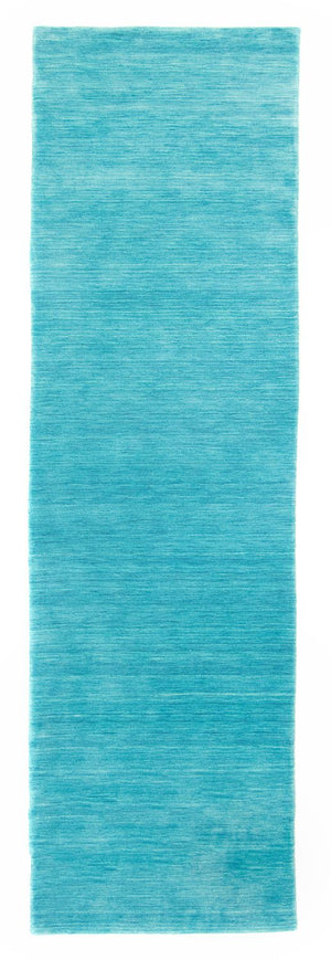 Alfombra de pasillo Alfombra Gabbeh - Indus - 200 x 80 cm - turquesa