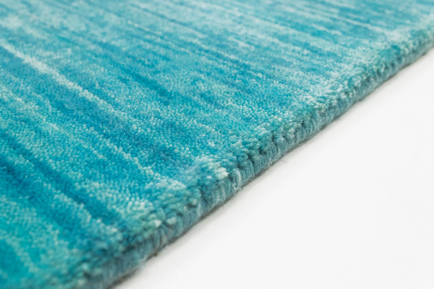 Alfombra Gabbeh - Indus cuadrado  - 250 x 250 cm - turquesa