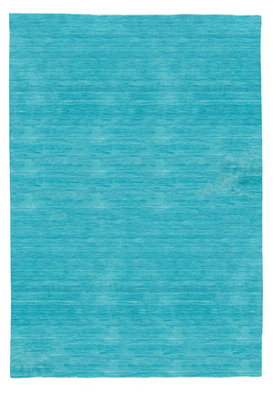 Alfombra Gabbeh - Loribaft Softy - 400 x 300 cm - turquesa