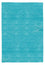 Alfombra Gabbeh - Loribaft Softy - 400 x 300 cm - turquesa