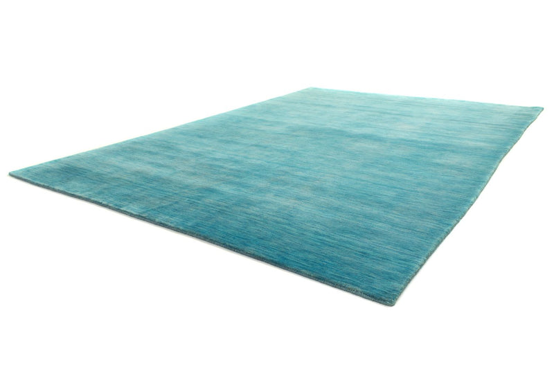 Alfombra Gabbeh - Loribaft Softy - 400 x 300 cm - turquesa
