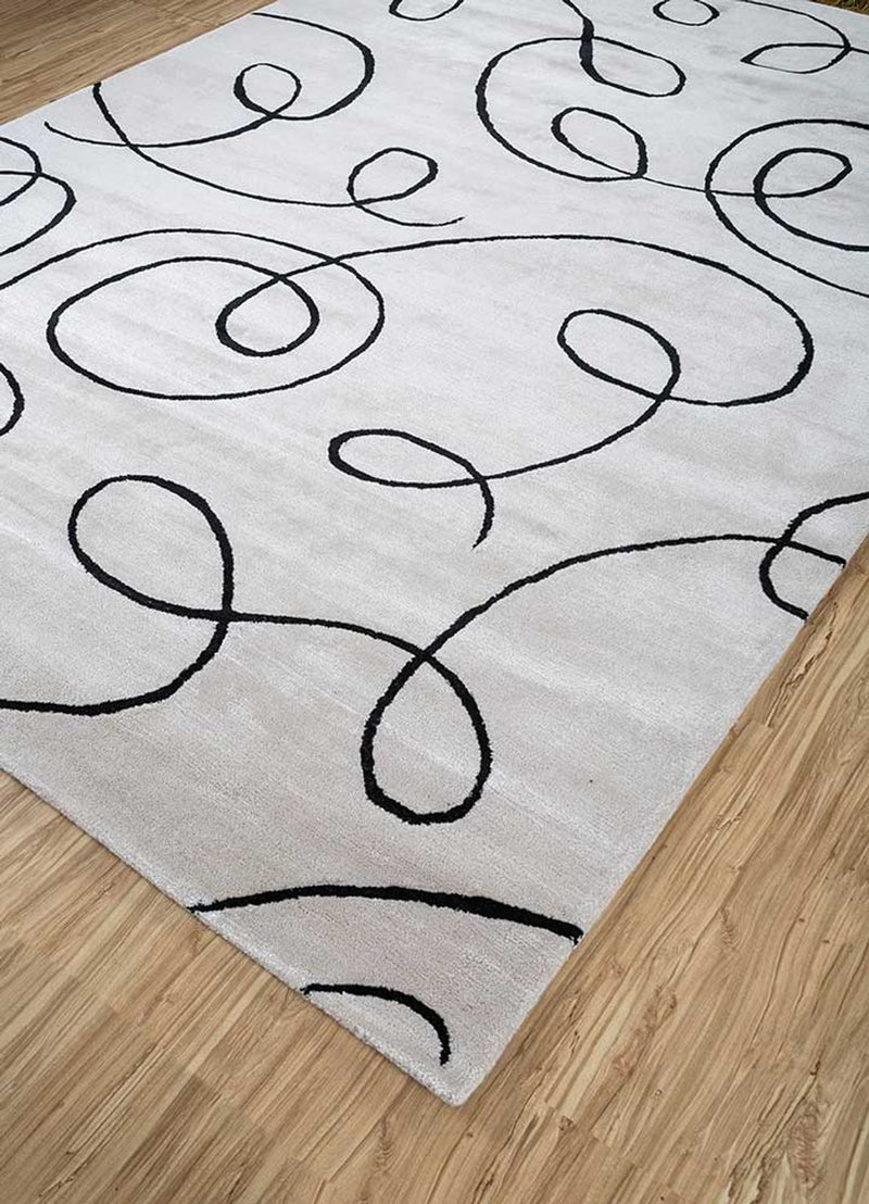 Alfombra de lana - 330 x 240 cm - gris claro