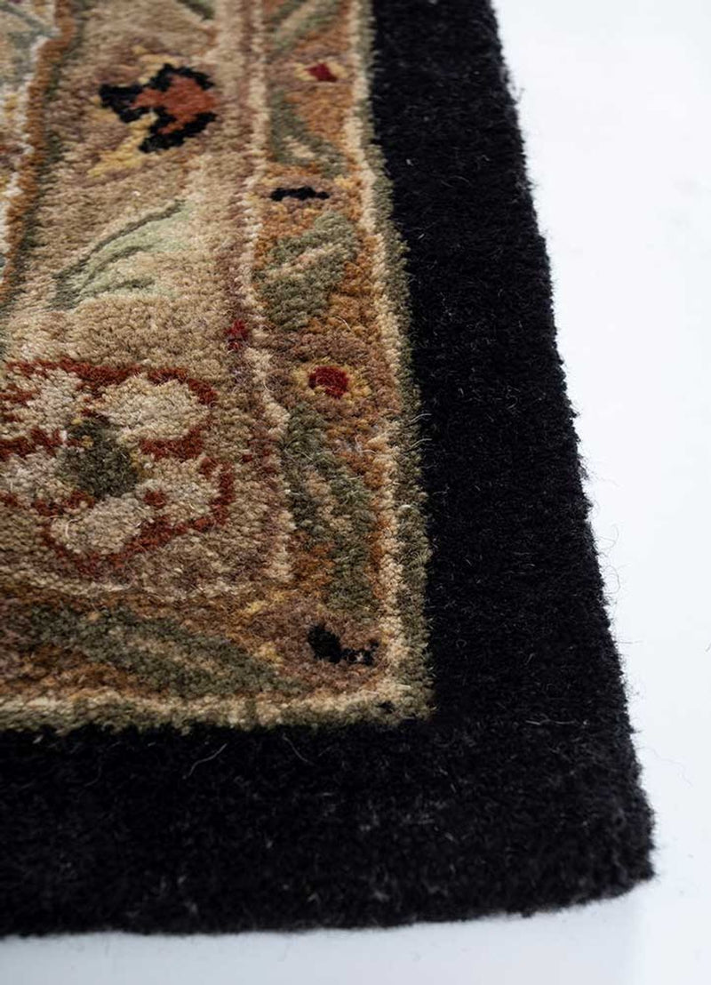 Alfombra de lana - 450 x 360 cm - negro