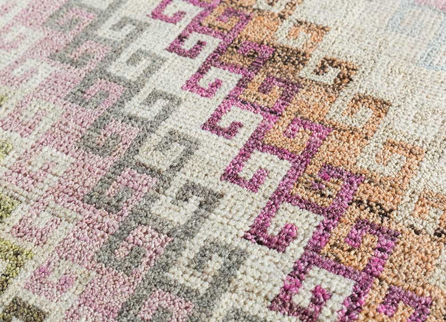 Alfombra de lana - 300 x 240 cm - crema