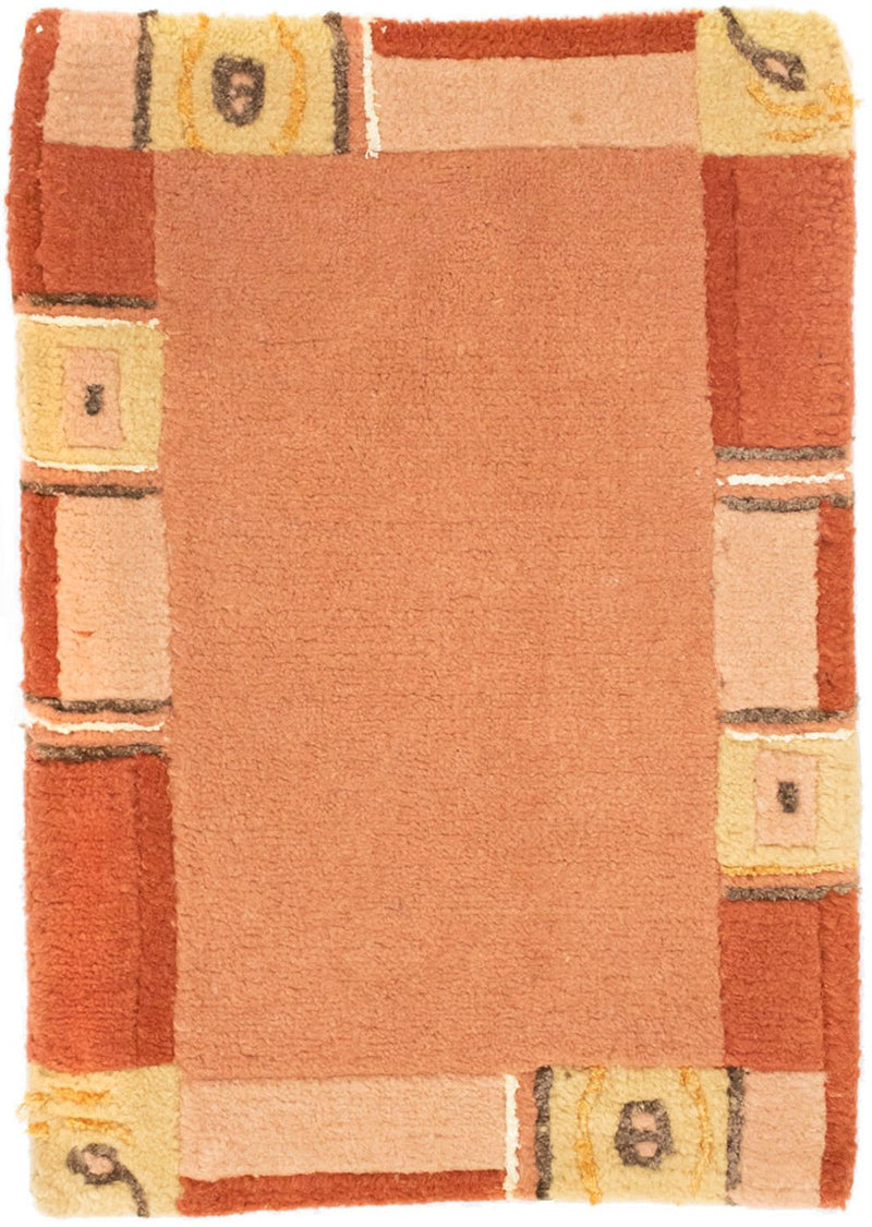Alfombra de Nepal - 60 x 40 cm - rosa