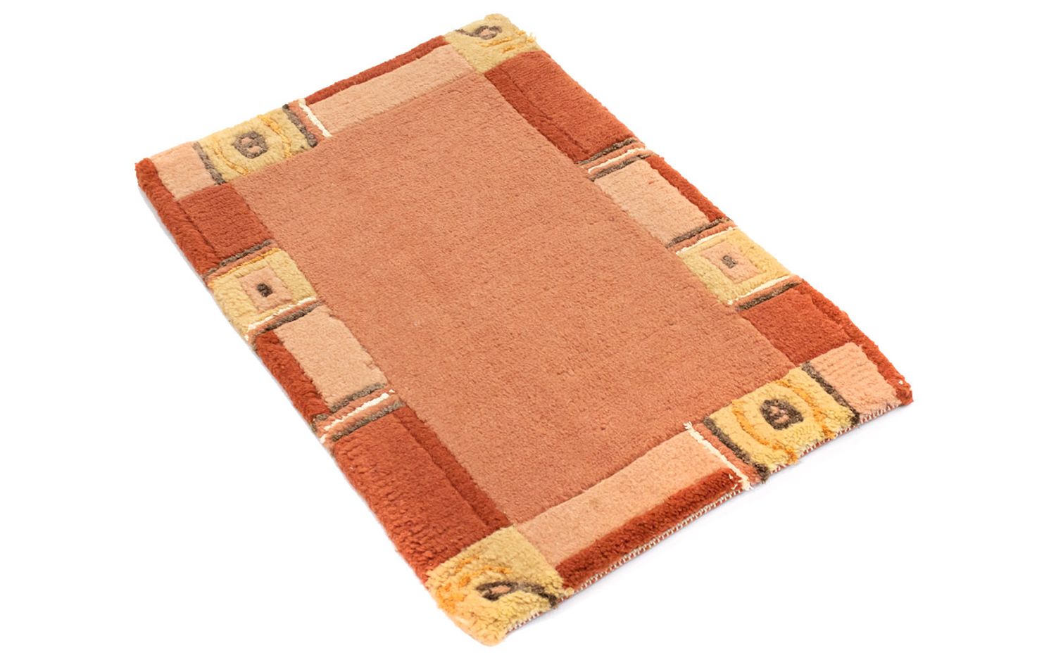 Alfombra de Nepal - 60 x 40 cm - rosa