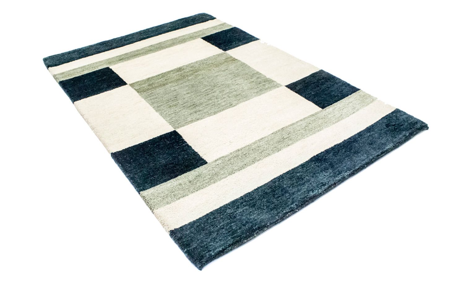 Alfombra Gabbeh - Indus - 165 x 110 cm - verde