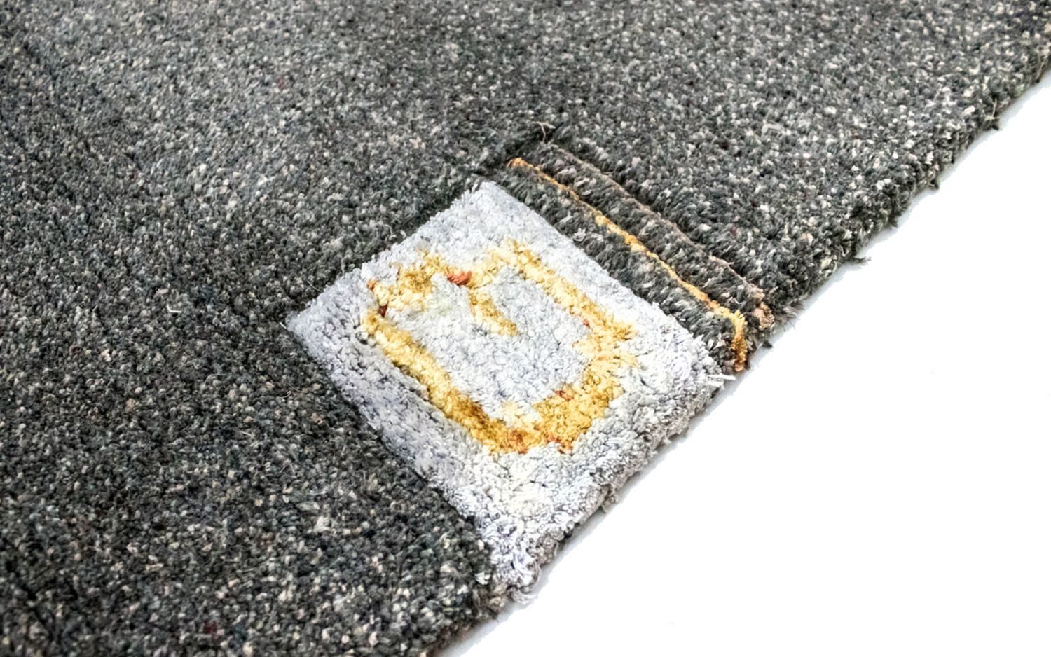 Alfombra de Nepal - 140 x 70 cm - plata
