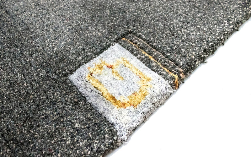 Alfombra de Nepal - 140 x 70 cm - plata