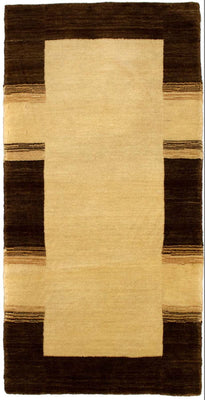 Alfombra de lana - 110 x 60 cm - beige