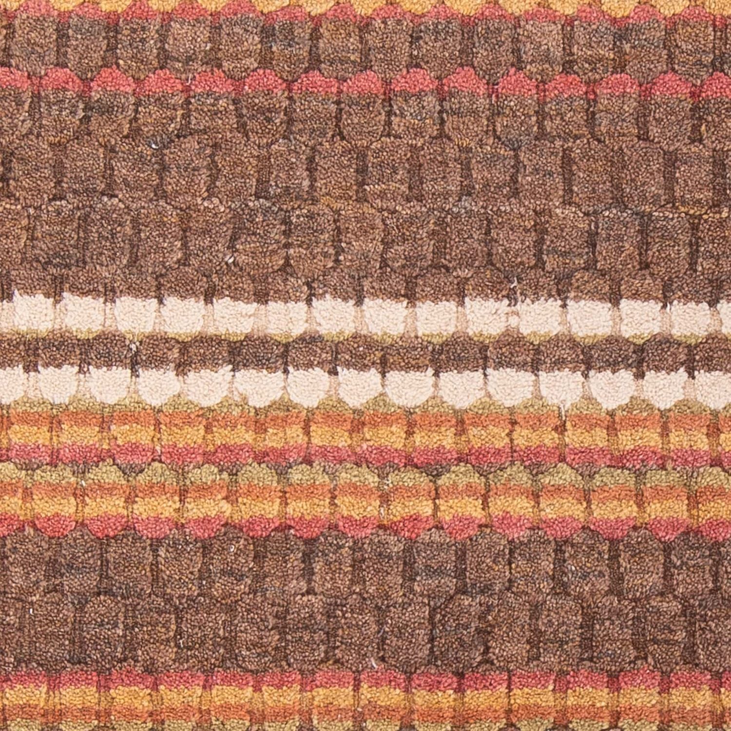 Alfombra Gabbeh - Loribaft Softy - 150 x 100 cm - marrón oscuro