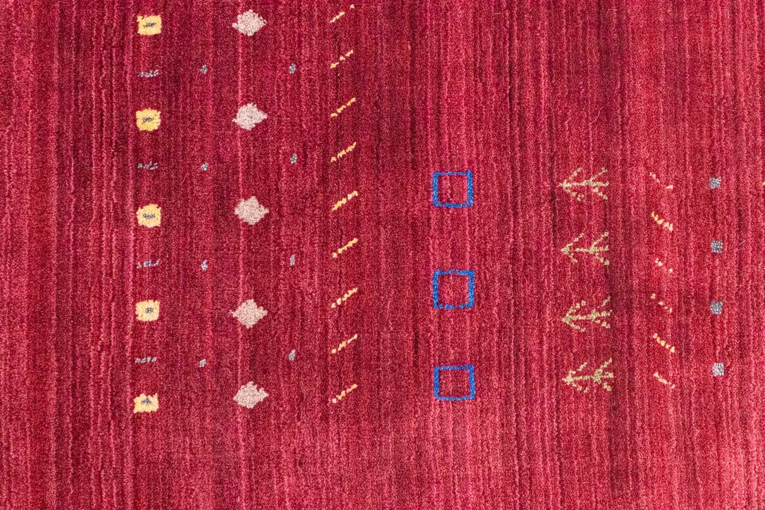 Alfombra de lana - 240 x 170 cm - rojo