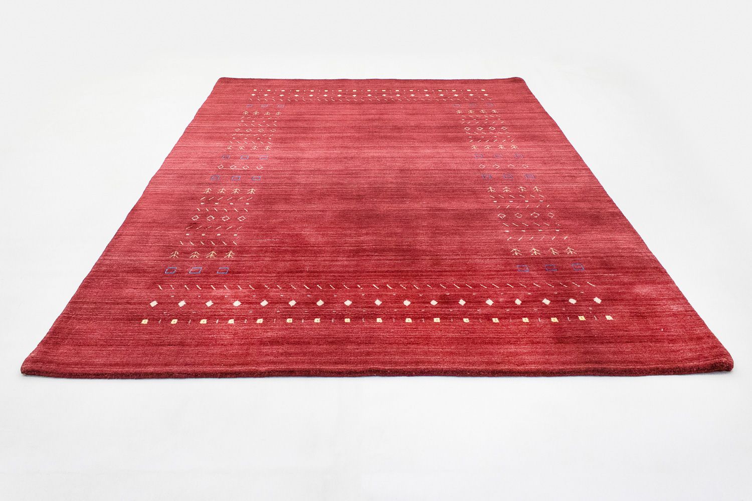 Alfombra de lana - 240 x 170 cm - rojo