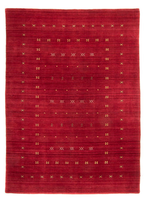 Alfombra Gabbeh - Loribaft Softy - 240 x 170 cm - rojo oscuro