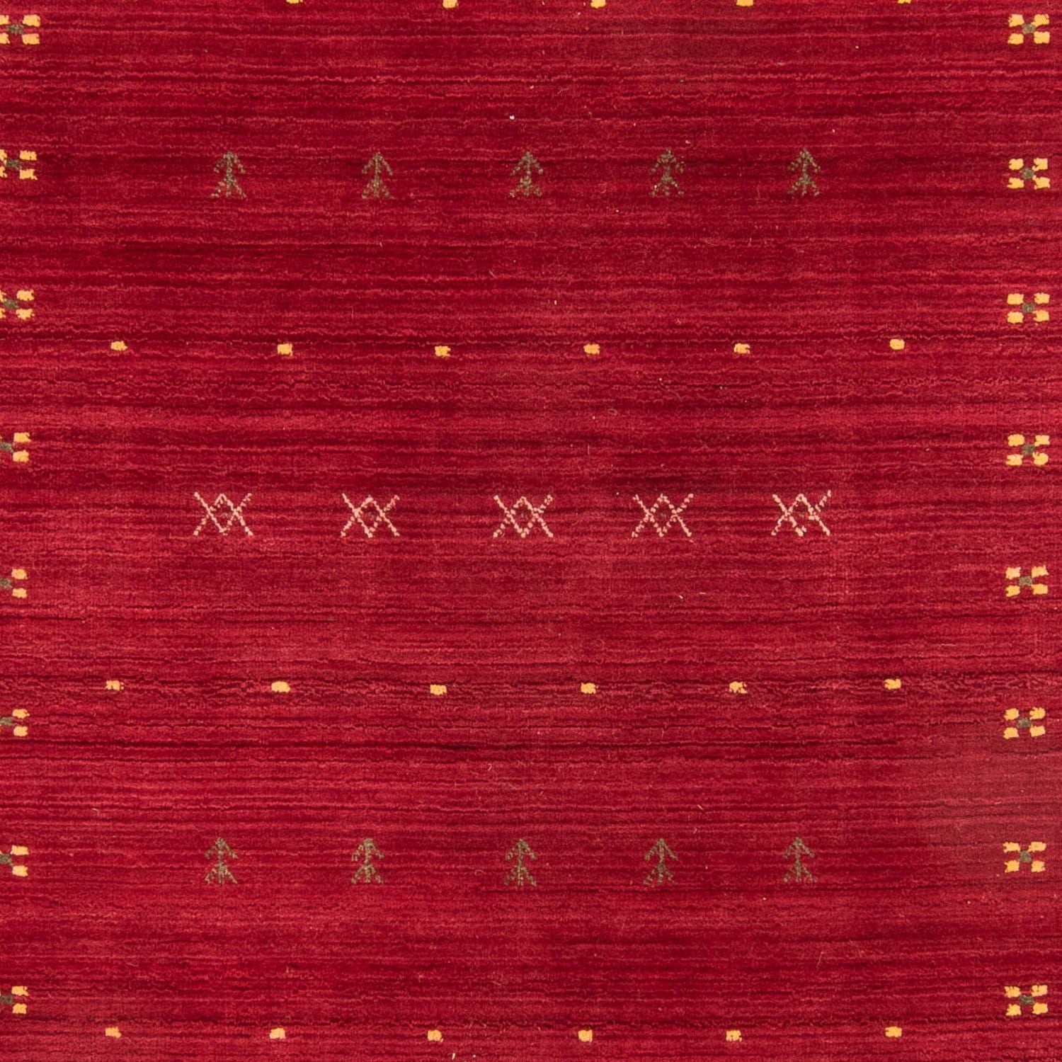 Alfombra Gabbeh - Loribaft Softy - 240 x 170 cm - rojo oscuro